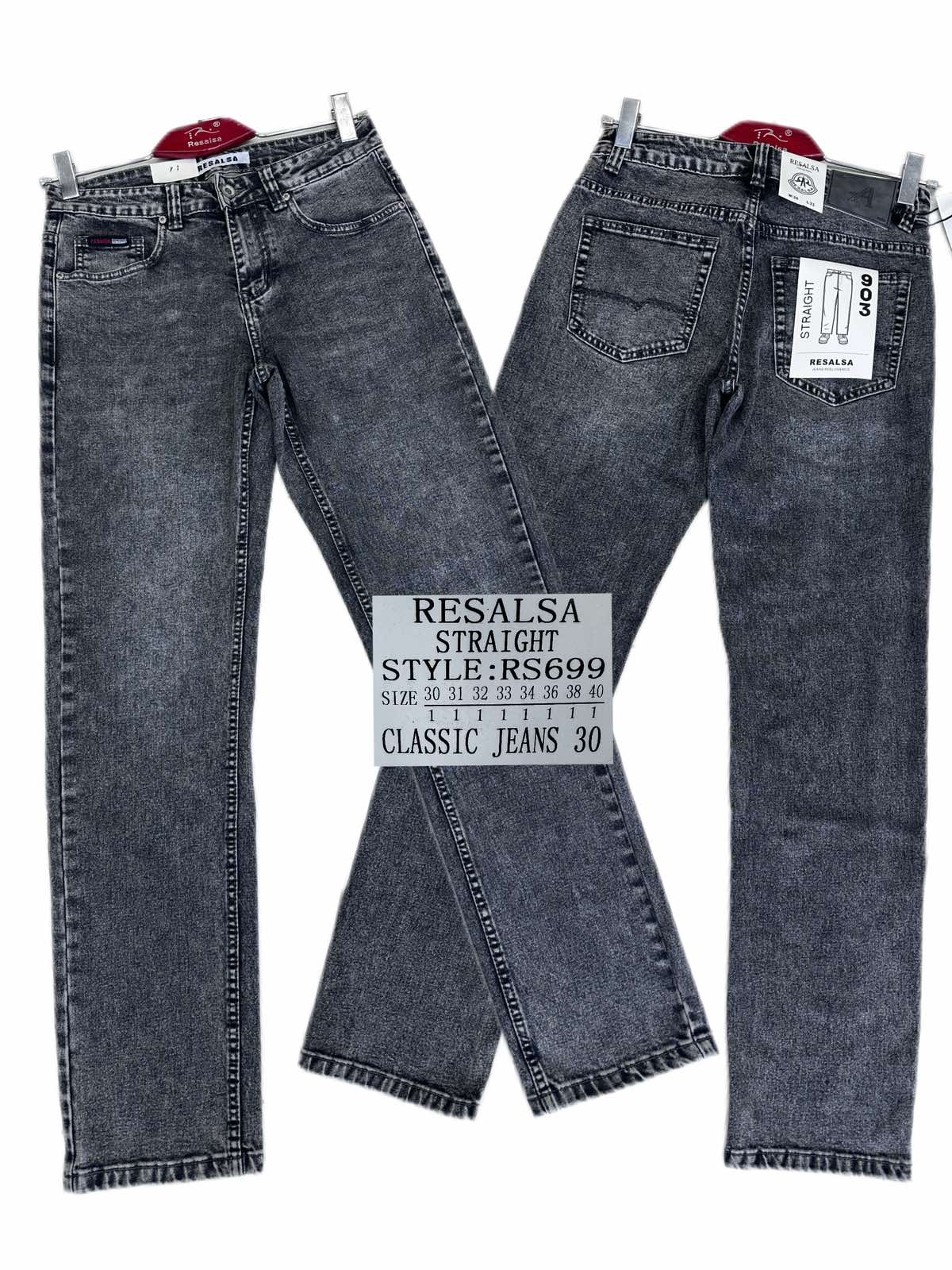 Джинсы God Baron (30-40) RS699 black (деми)