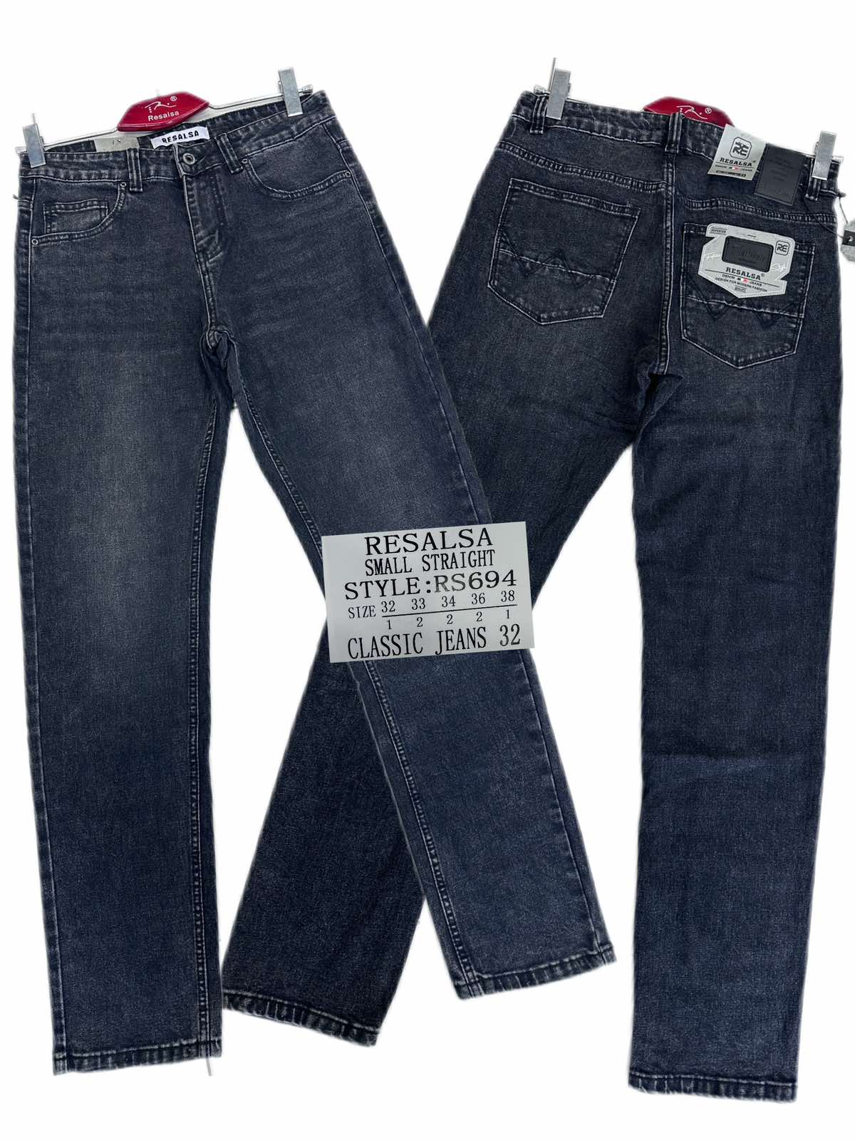 Джинсы God Baron (32-38) RS694 blue (деми)