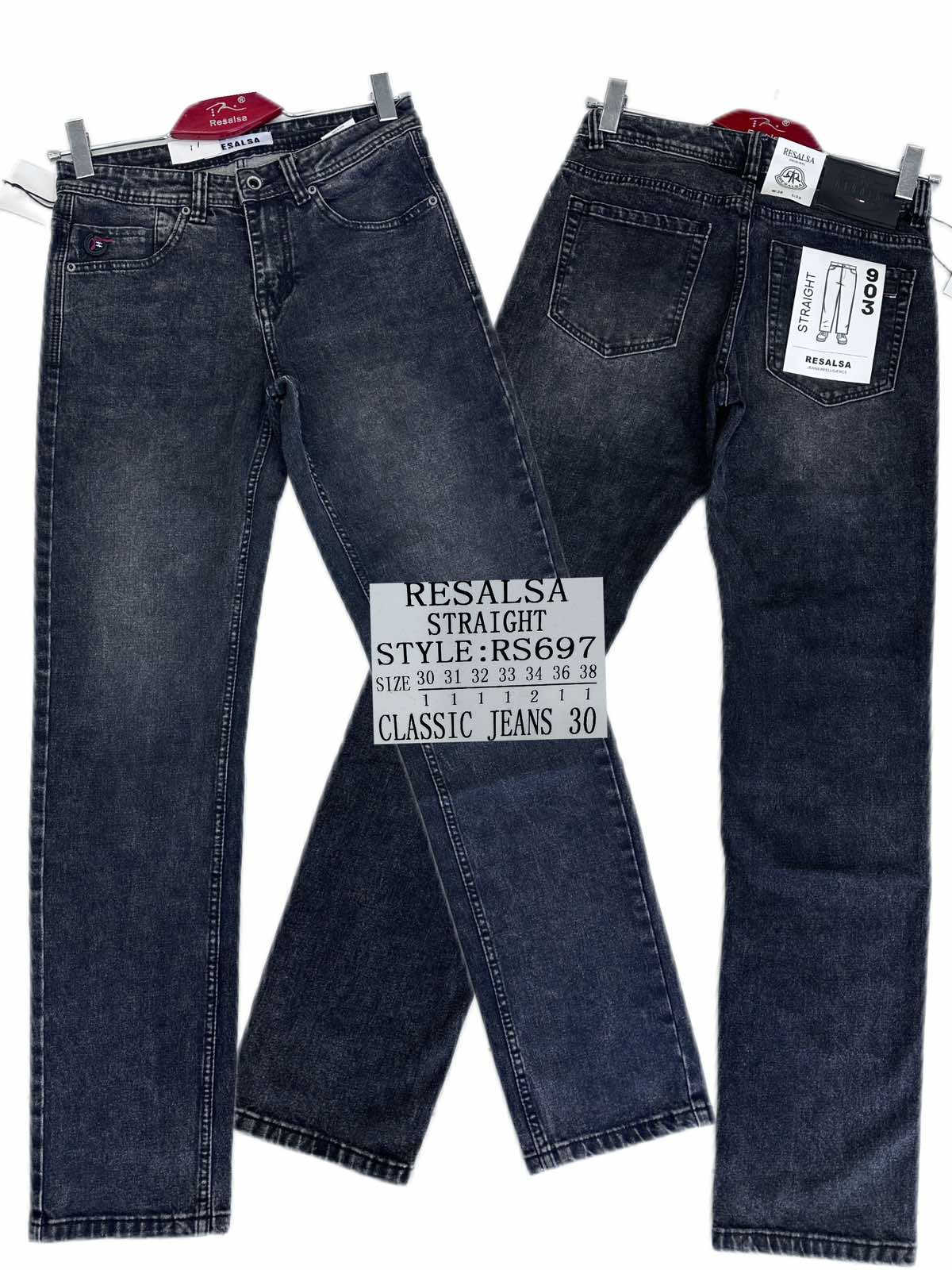 Джинсы God Baron (30-38) RS697blue (деми)