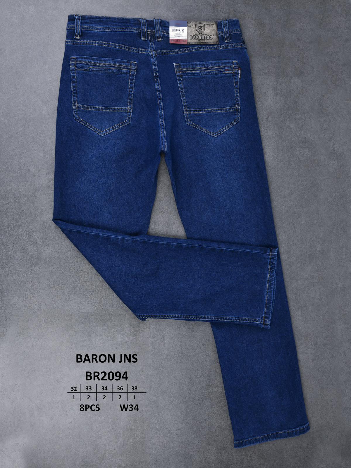 Джинсы God Baron (32-38) BR2094 blue (деми)