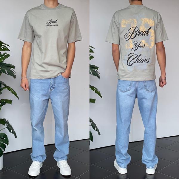 Футболка i8denim (S-XL) 2125 grey (лето)