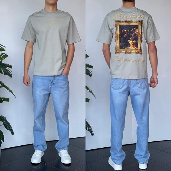 Футболка i8denim (S-XL) 2172 grey (лето)