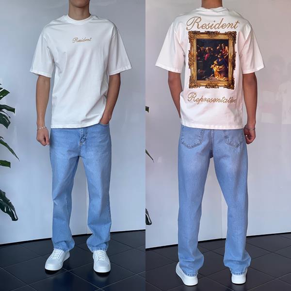 Футболка i8denim (S-XL) 2173 white (лето)