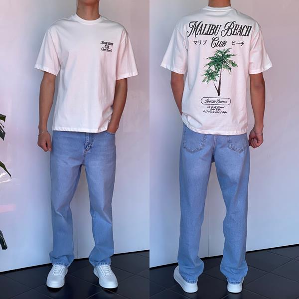 Футболка i8denim (S-XL) 2221 white (лето)