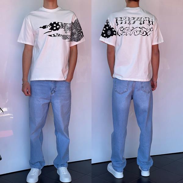 Футболка i8denim (S-XL) 2230 white (лето)