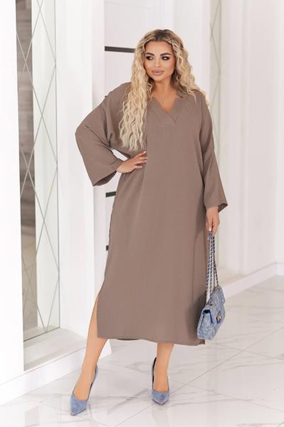 Платье Seven Zikina (50-64) 1313 grey (деми)