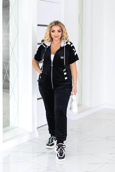 Костюм спорт Seven Zikina (48-62) 914 black-white (лето)