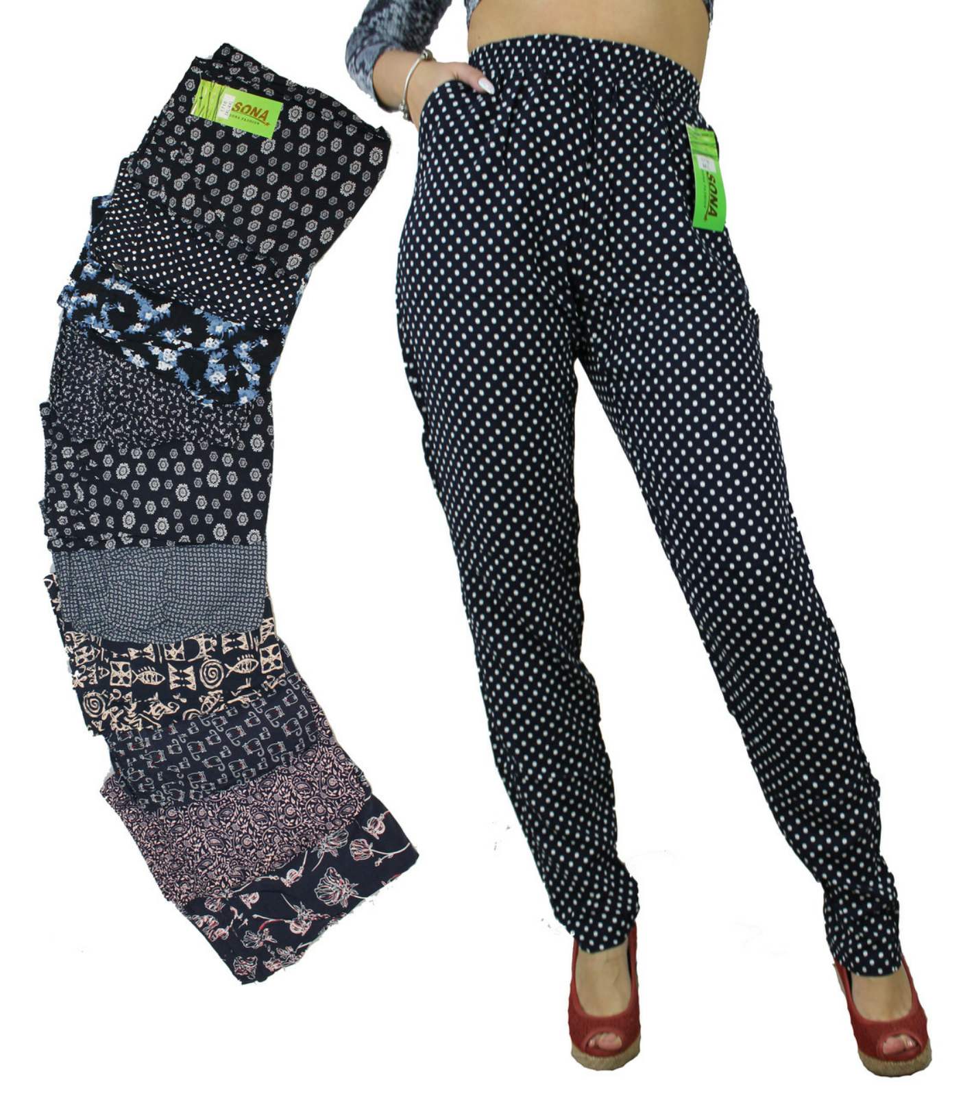 Штаны Hoan (M-3XL) HN372 mix (деми)