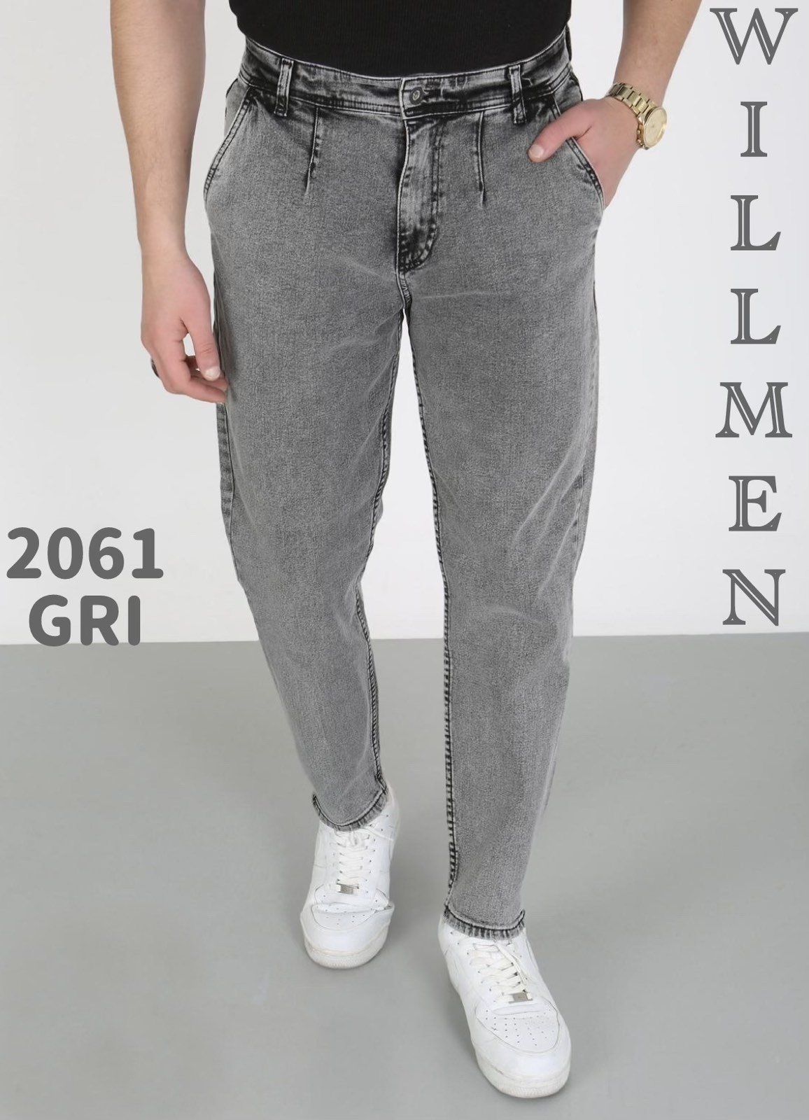 Джинсы God Baron (29-36) 2061GRI grey (деми)