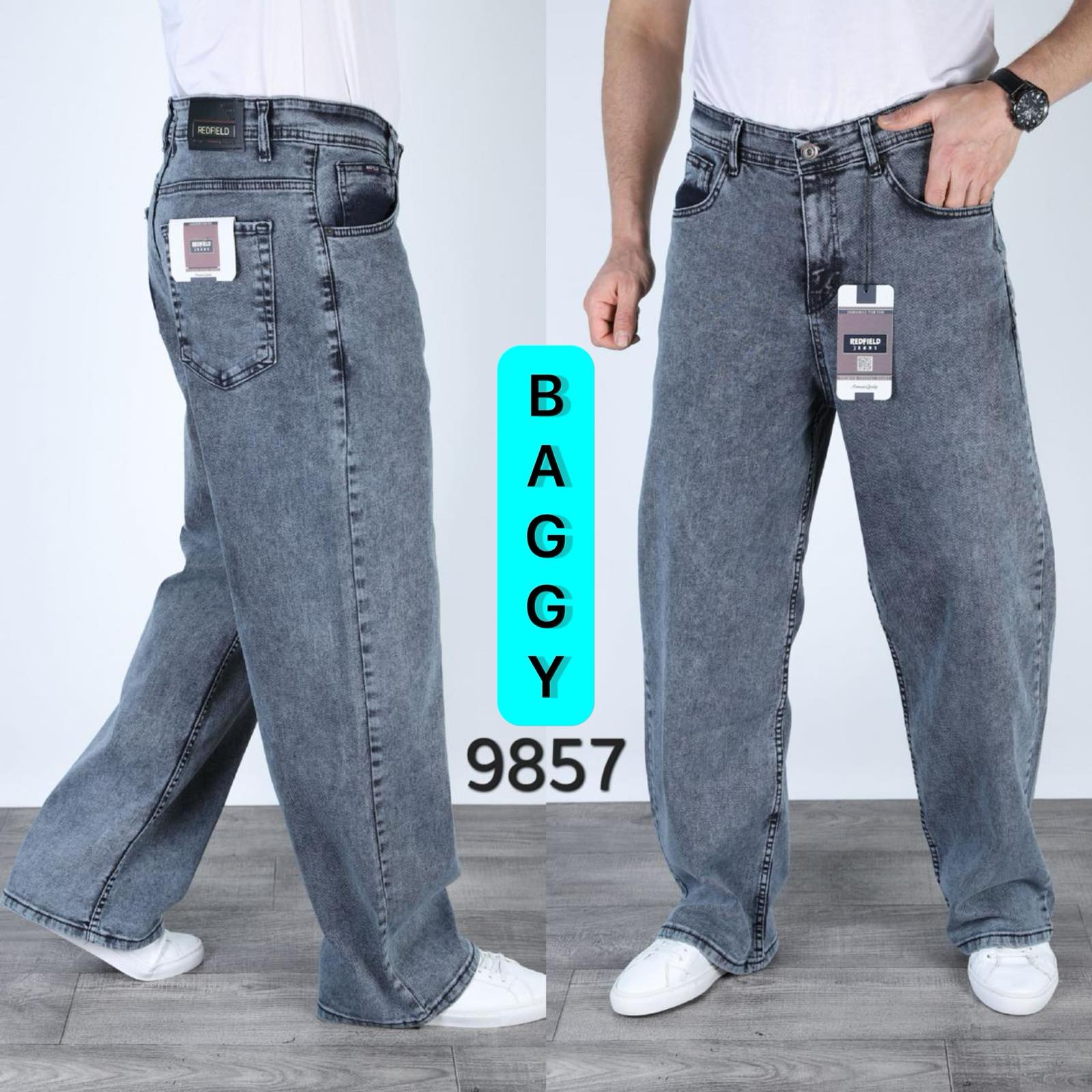 Джинсы God Baron (28-34) 9857 blue (деми)