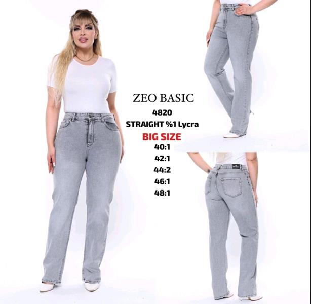 Джинсы Jeans Style (40-48) 4820 l.grey (деми)