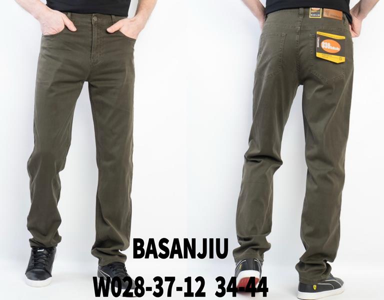 Джинсы Basanjiu (34-44) W028-37-12 d.grey (деми)