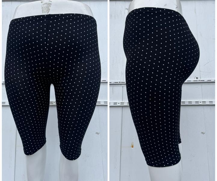 Бриджи Sport style (54-68) 0-2 black-white (лето)