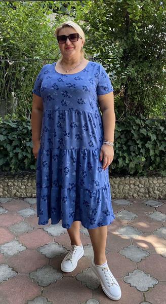 Платье BAT (50-56) 1940 blue (лето)