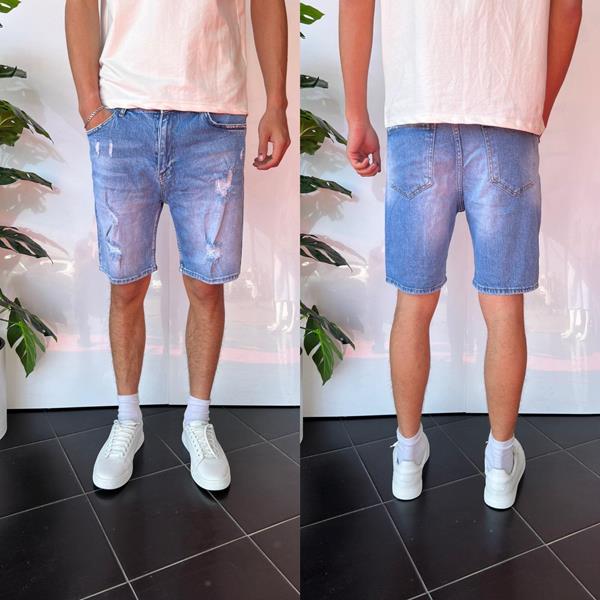 Шорты i8denim (29-36) 2264 l.blue (лето)