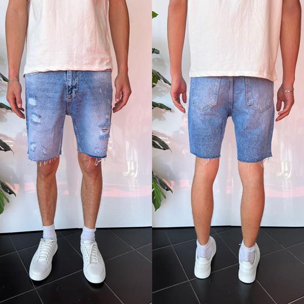 Шорты i8denim (29-36) 2267 l.blue (лето)