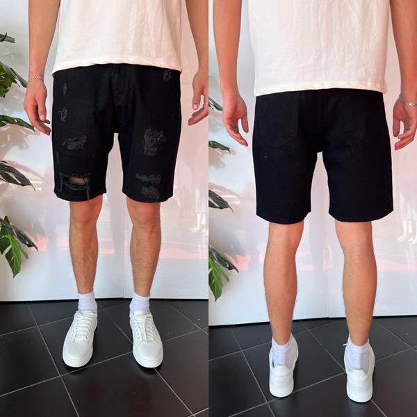 Шорты i8denim (29-36) 2272 black (лето)