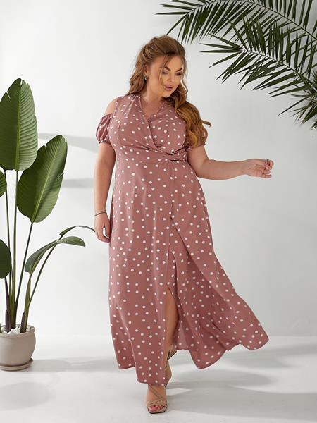 Платье BAT (48-58) 358 beige (лето)