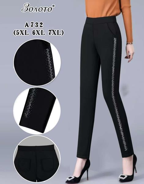 Штаны Hoan (5XL-7XL) A732 black (деми)