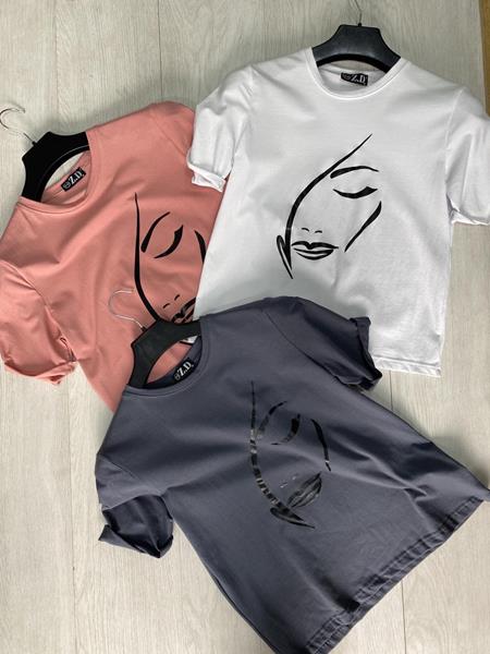 Футболка Annet (S-2XL) AZ0064 peach (лето)