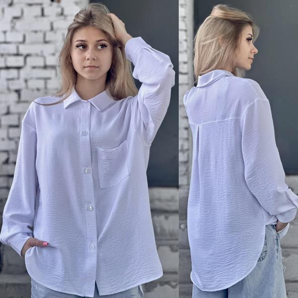 Рубашка Karolina (34-42) KR103 l.blue (деми)