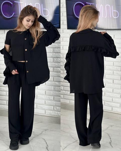 Костюм Karolina (32-42) KR116 black (деми)