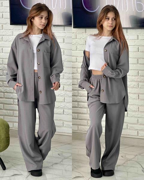 Костюм Karolina (34-42) KR22 grey (деми)