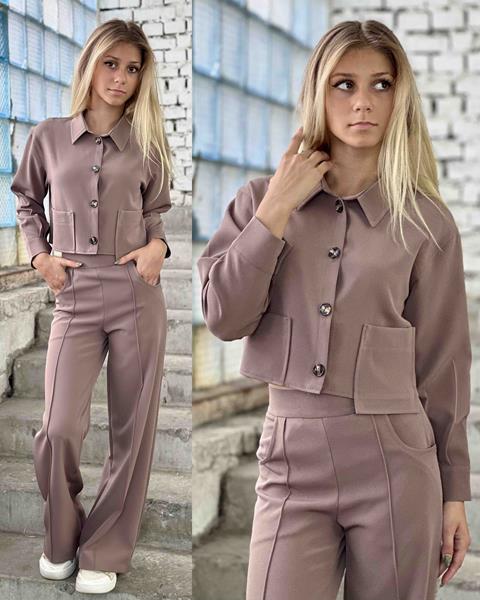 Костюм Karolina (32-42) KR91 brown (деми)