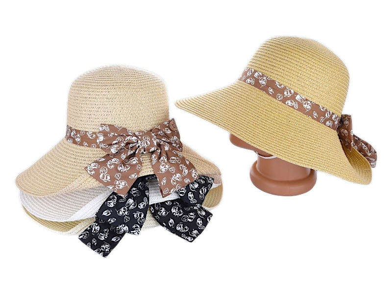 Шляпа КОРОЛЕВА (56-58) 27-01 mix (лето)