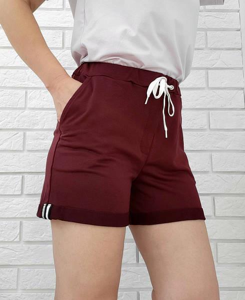 Шорты Sport style (S-XL) 621 wine (лето)