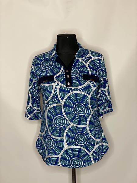 Блузка Kirgiz (50-60) K55 blue (деми)