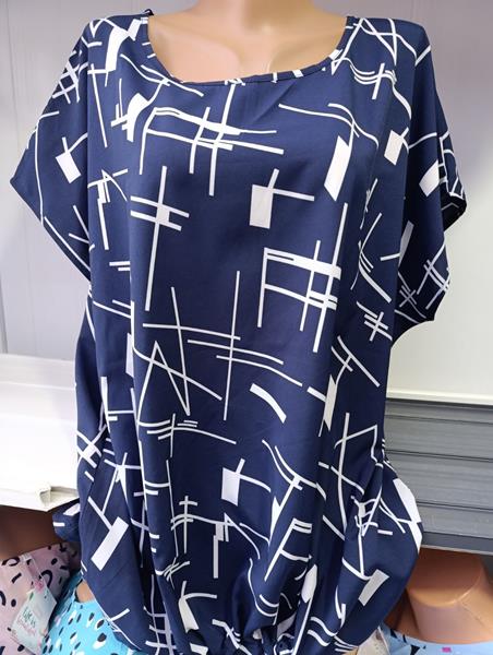 Футболка Galina (60-64) 541-3 navy (лето)