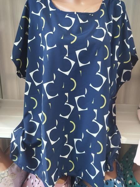 Футболка Galina (60-64) 541-4 navy (лето)