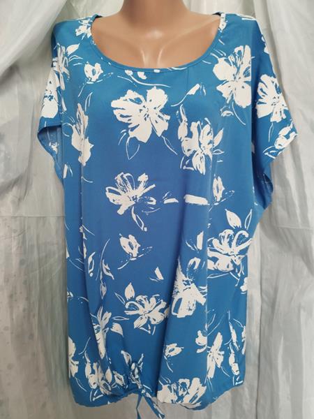 Футболка Galina (60-64) 541-6 blue (лето)