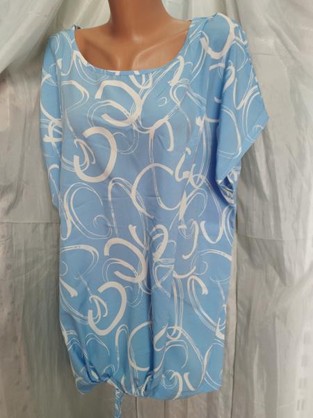 Футболка Galina (60-64) 541-6 l.blue (лето)