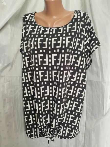 Футболка Galina (60-64) 541-7 black (лето)