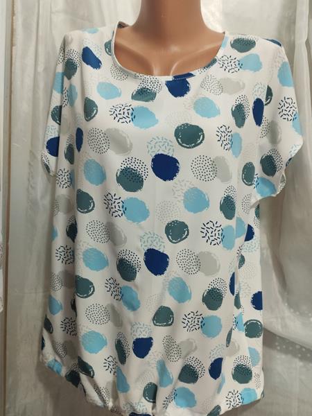 Футболка Galina (60-64) 541-9 white (лето)