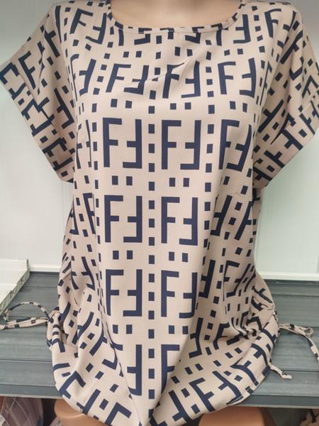 Футболка Galina (50-58) 569-3 beige (лето)