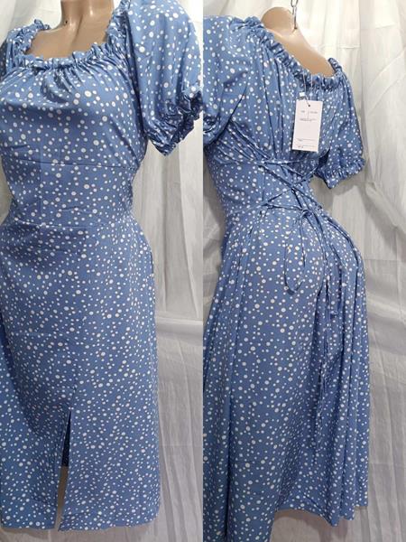 Платье Galina (48-54) 574 l.blue (лето)