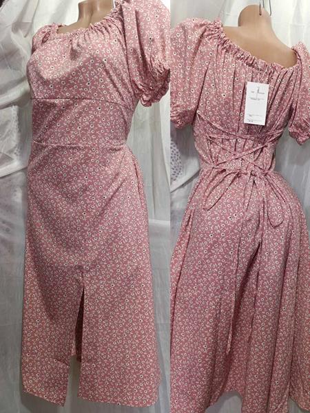 Платье Galina (48-54) 574 powder (лето)