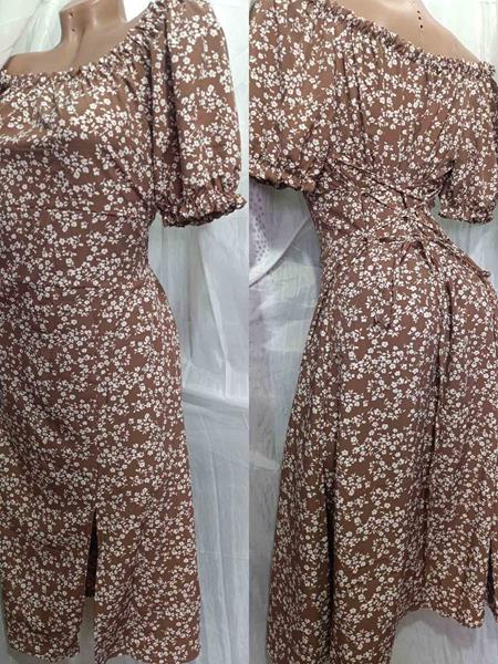 Платье Galina (48-54) 574 brown (лето)