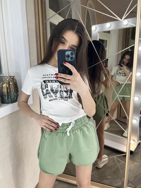 Шорты Valentina (42-46) 005 mint (лето)