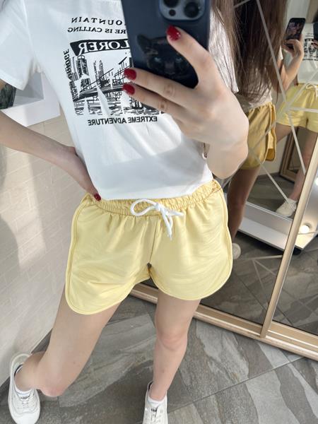 Шорты Valentina (42-46) 005 yellow (лето)