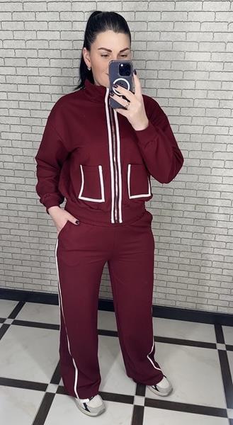 Костюм спорт Valentina (42-52) 031 wine (деми)