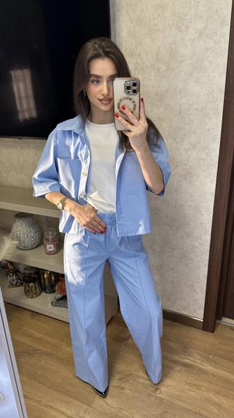 Костюм Valentina (42-48) 076 l.blue (лето)