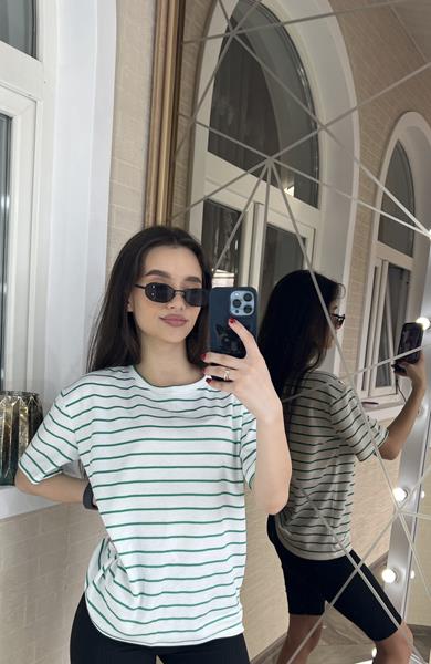 Футболка Valentina (42-56) 102 white (лето)