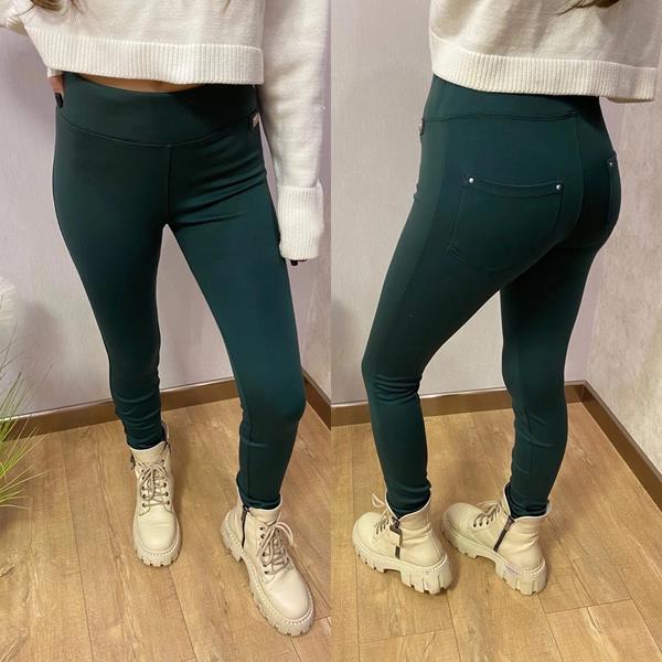 Лосины Valentina (42-46) 626 green (деми)