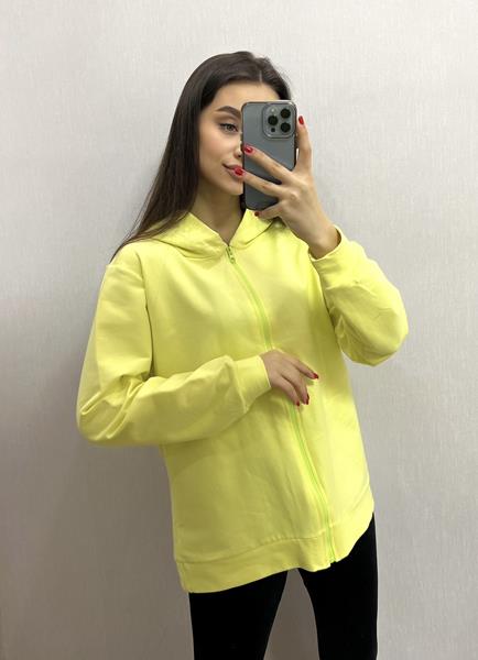 Кофта спорт Valentina (42-48) VL71 yellow (деми)