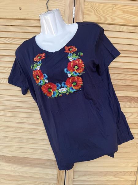 Вышиванка Sport style (S-2XL) 022 navy (лето)