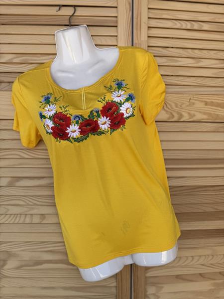 Вышиванка Sport style (S-2XL) 022 yellow (лето)